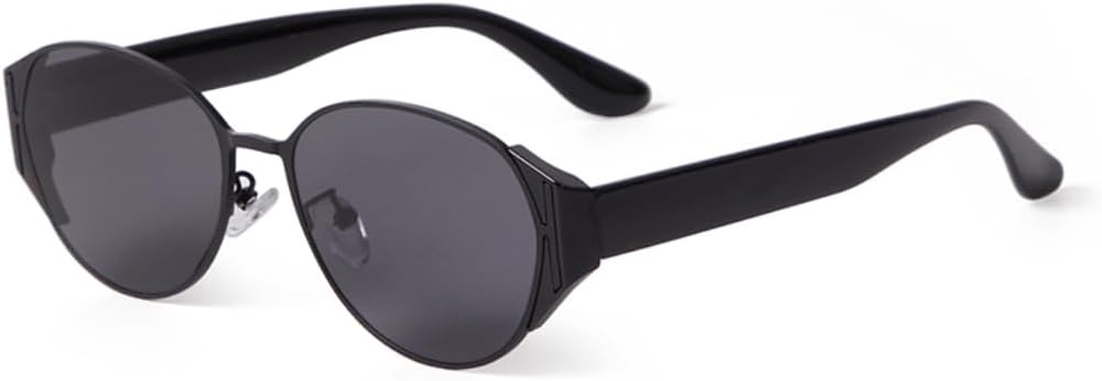 

Солнцезащитные очки с защитой UV400 | Линзы коричневого цвета с леопардовым принтом, овальная оправа с заклепками | Для женщин и мужчин, для занятий спортом на открытом воздухе и вождения DSVIGF, 01