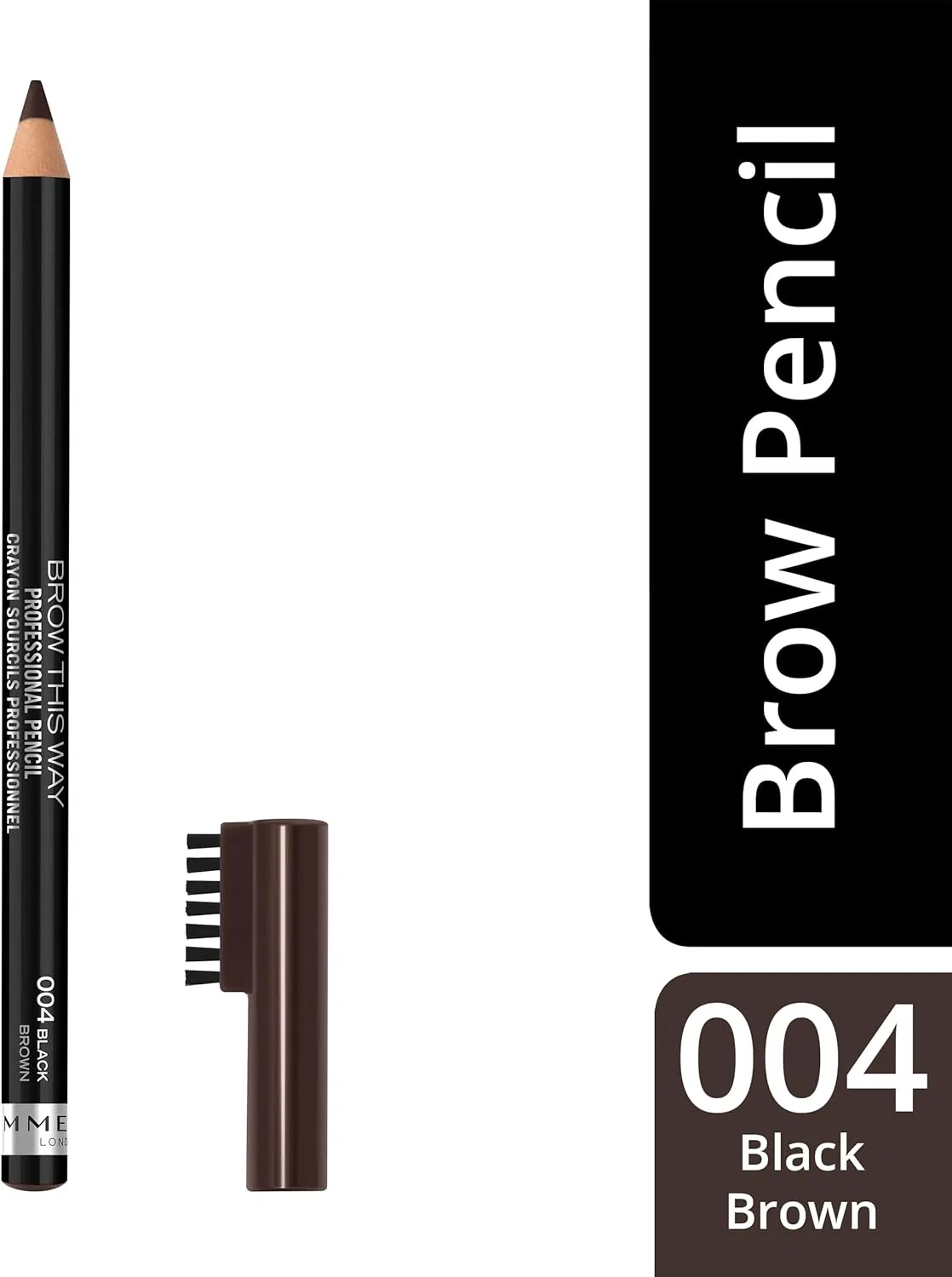 Карандаш для бровей RI ммEL LONDON Professional Black Brown Rimmel — фото 3
