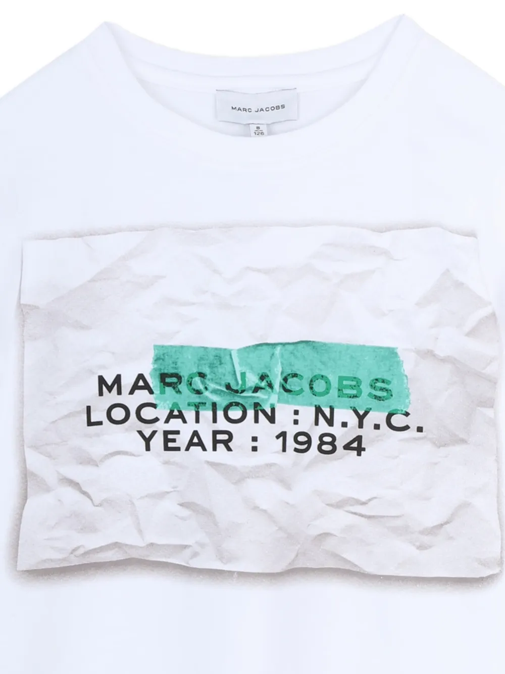 Футболка с графичным принтом Marc Jacobs Kids, белый — фото 3