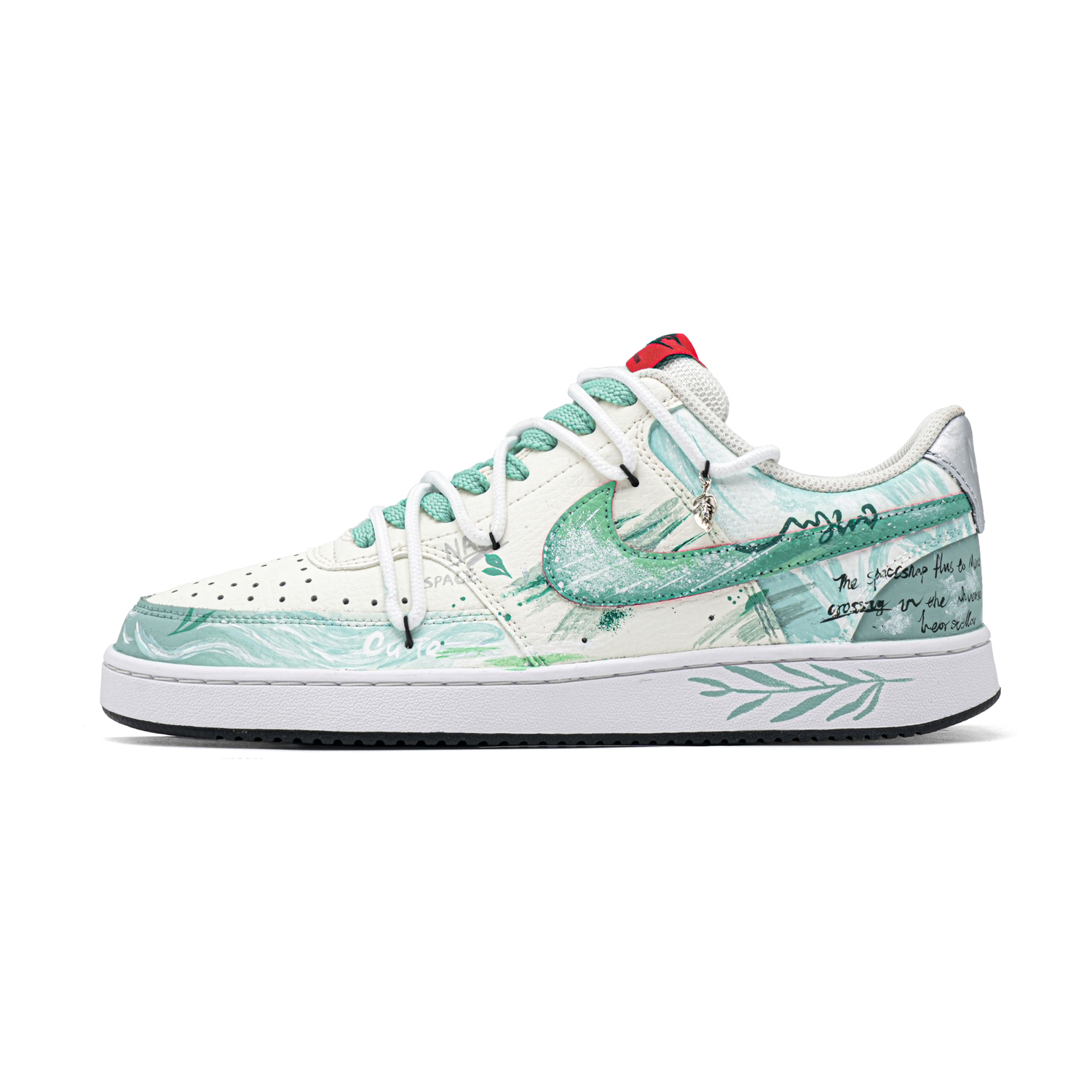 

Nike Кроссовки Court Vision 1 Forest Travelogue Coverage Impact Resistance low top skateboard мужские light green