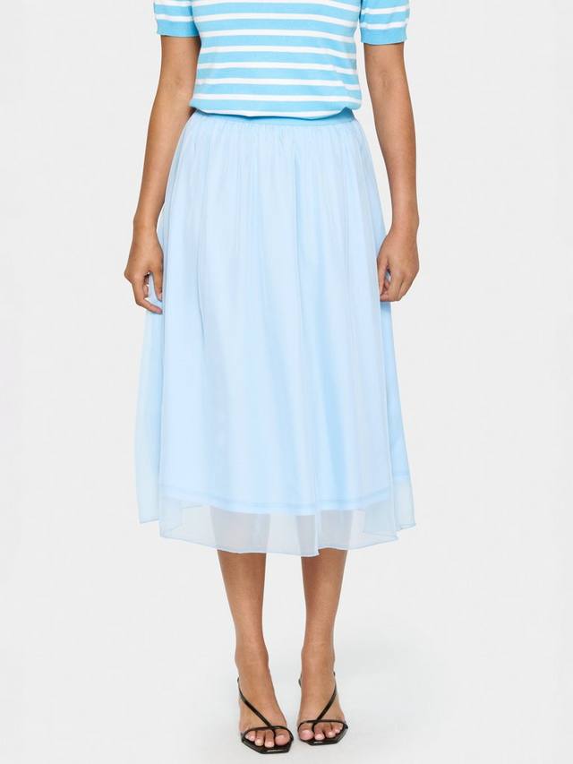 

Коралловая шифоновая миди-юбка Saint Tropez, Airy Blue