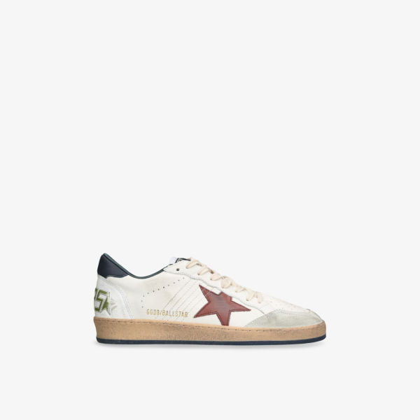 

Кожаные кроссовки Ball-Star с низким верхом Golden Goose, мультиколор