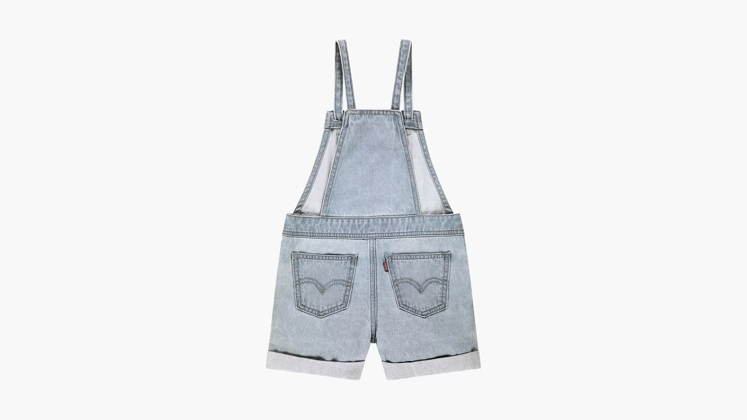 Комбинезон с узлом и лямкой для девочек 4-6 лет Levi's, Light Wash — фото 2