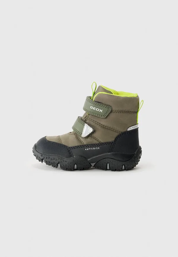 Зимние ботинки baltic унисекс Geox, Dark Green/Lime Green