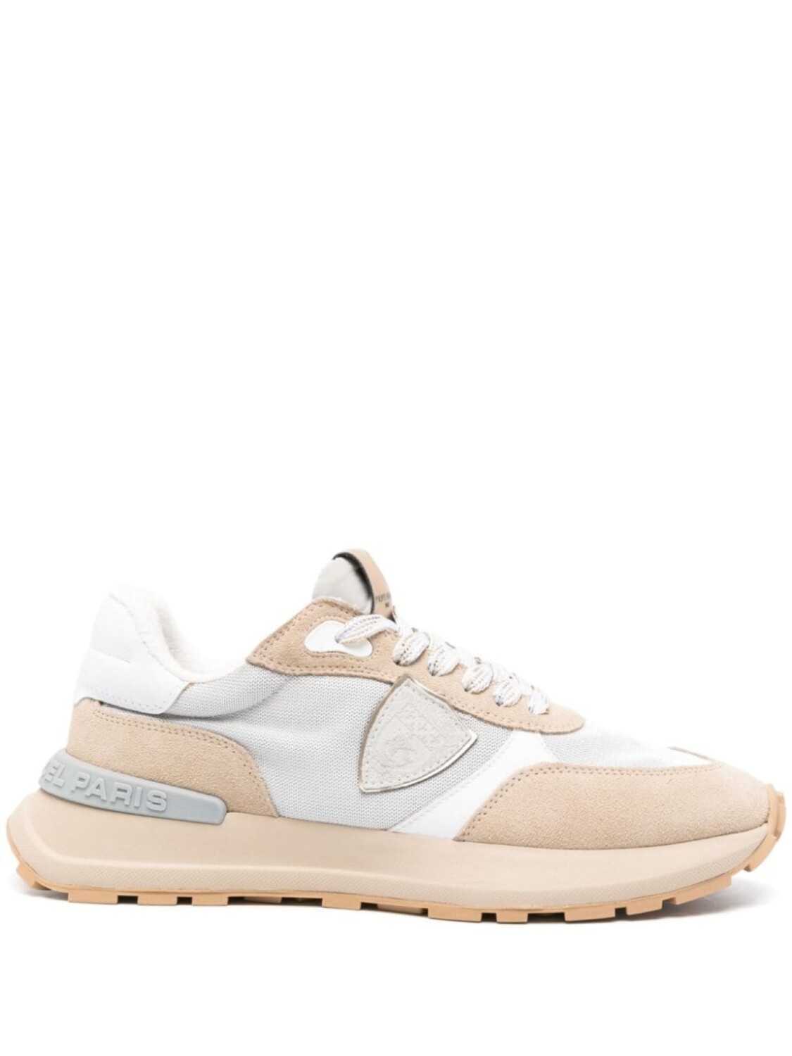 

Кроссовки Philippe Model With Logo Patch, бежевый/светло-серый