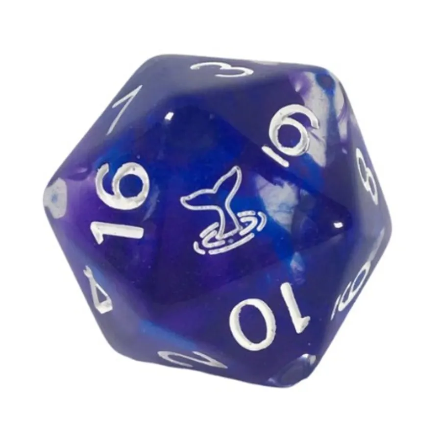 

29 мм d20 — Следы Левиафана с символом существа, Class & Creature Dice - Singles