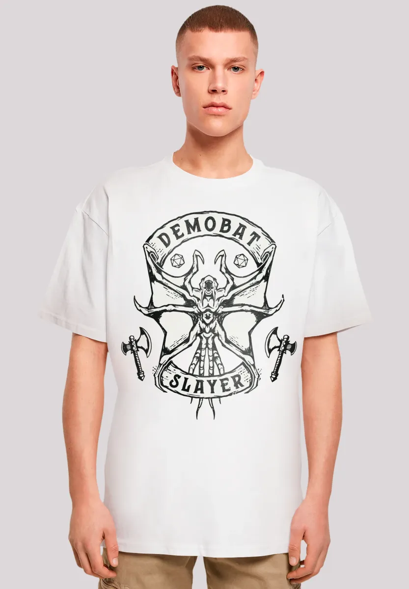 

F4NT4STIC Футболка "Stranger Things Demobat Slayer", премиум качество, белый