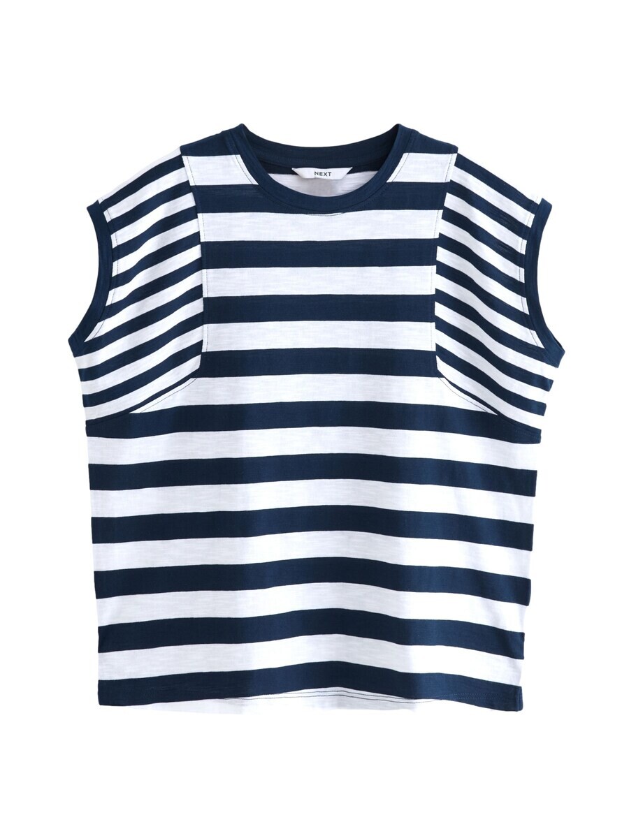 

Классический топ Next Shirt, цвет marine blue/white