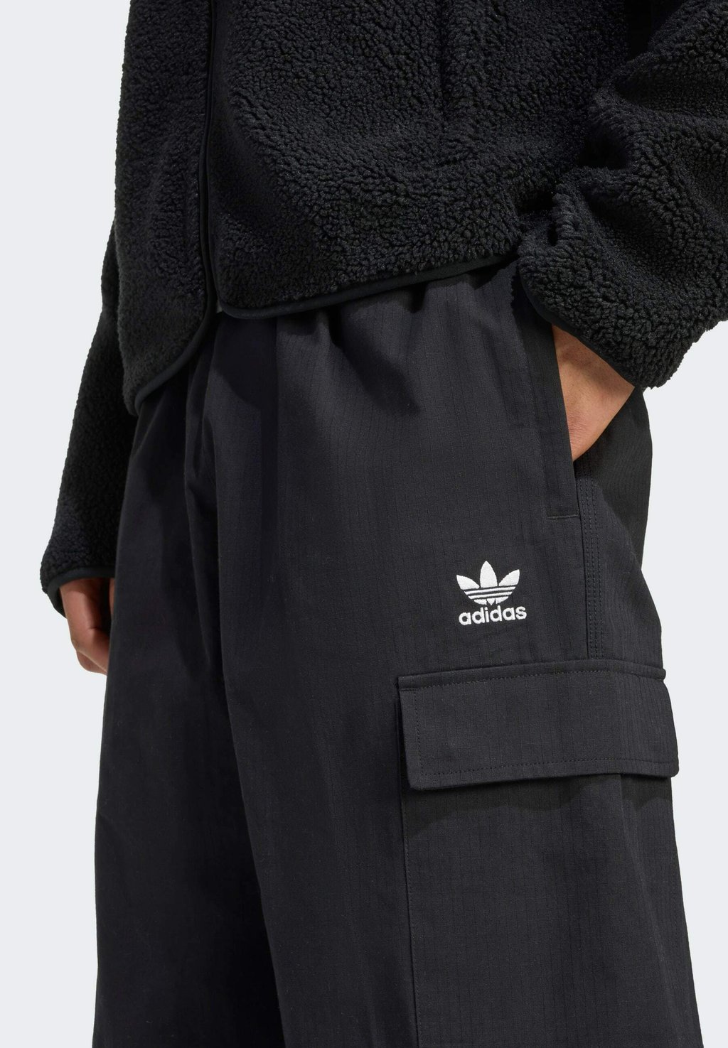 Брюки-карго TREFOIL ESSENTIALS Adidas Originals, черный — фото 3