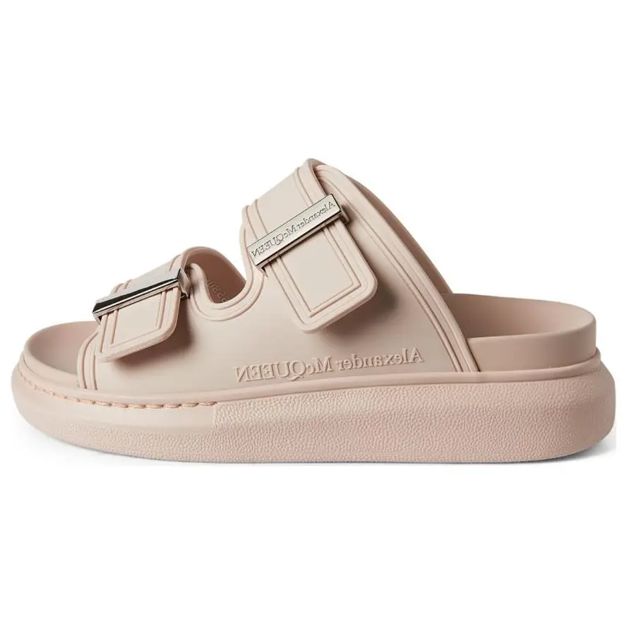 Сандалии Alexander Mcqueen с двумя ремешками, розовый