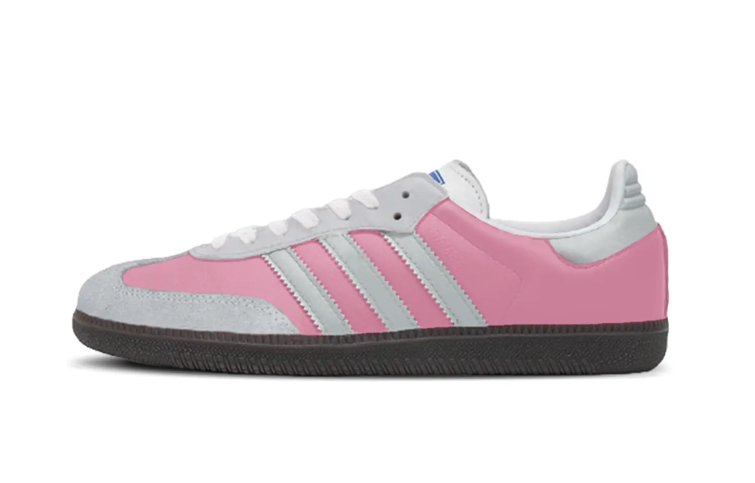 

Кеды, обувь для скейтборда SAMBA OG, унисекс, низкие, розовый, серый Adidas Originals