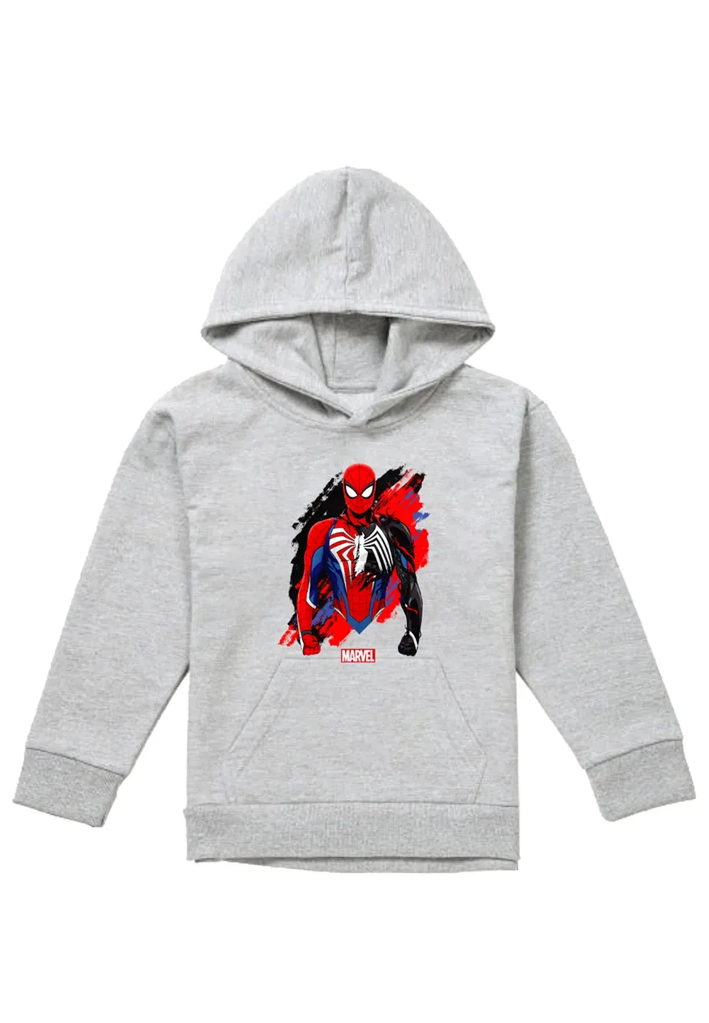 Детский худи Spiderman Symbiote Marvel, серый — фото 4