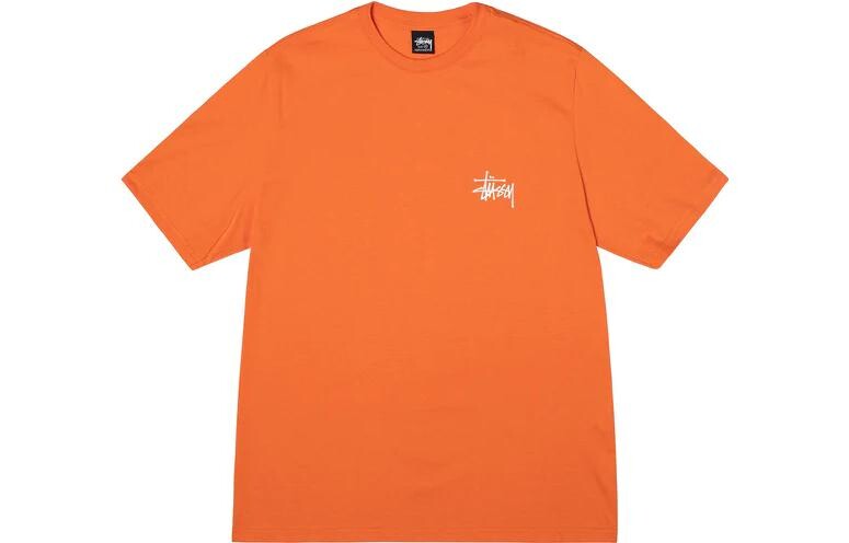 Футболка Stussy Melted, оранжевый