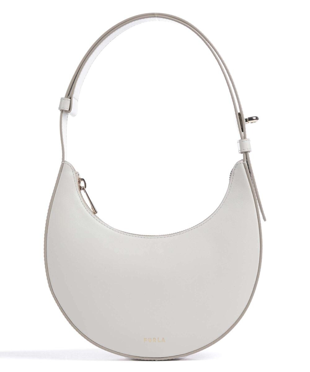 

Мини-Сумка через плечо Delizia из мелкозернистой кожи Furla, белый