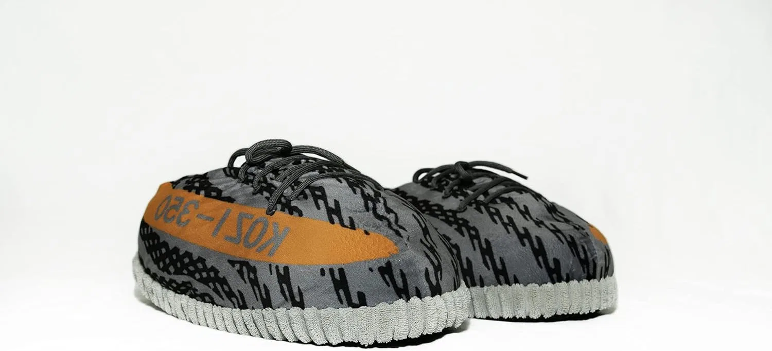 Тапочки-шлепанцы пушистые KrazeKickz, белуга KZK — фото 3