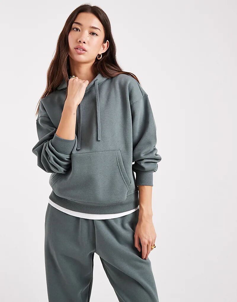 

ONLY комплект из толстовки с капюшоном зеленого цвета