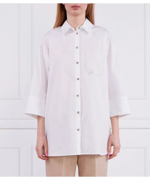 

Рубашка Regular fit Peserico, белый