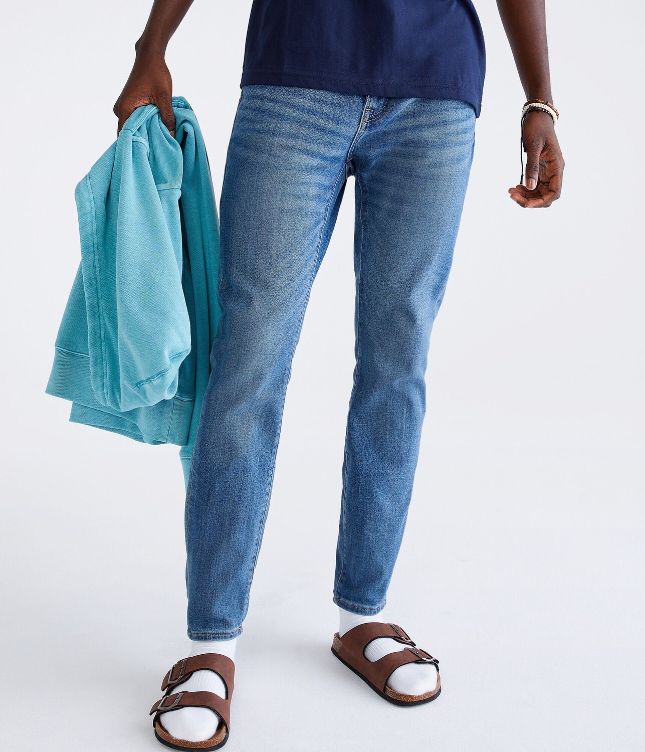 

Джинсы Aeropostale Super Skinny Performance с технологией Trutemp365ar, цвет Medium Wash