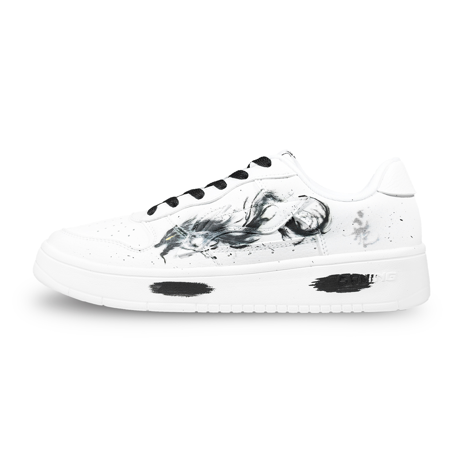 

Мужские плавающие скейтбордные кроссовки Li Ning с противоскользящим и износостойким покрытием, низкие., plain paper snake