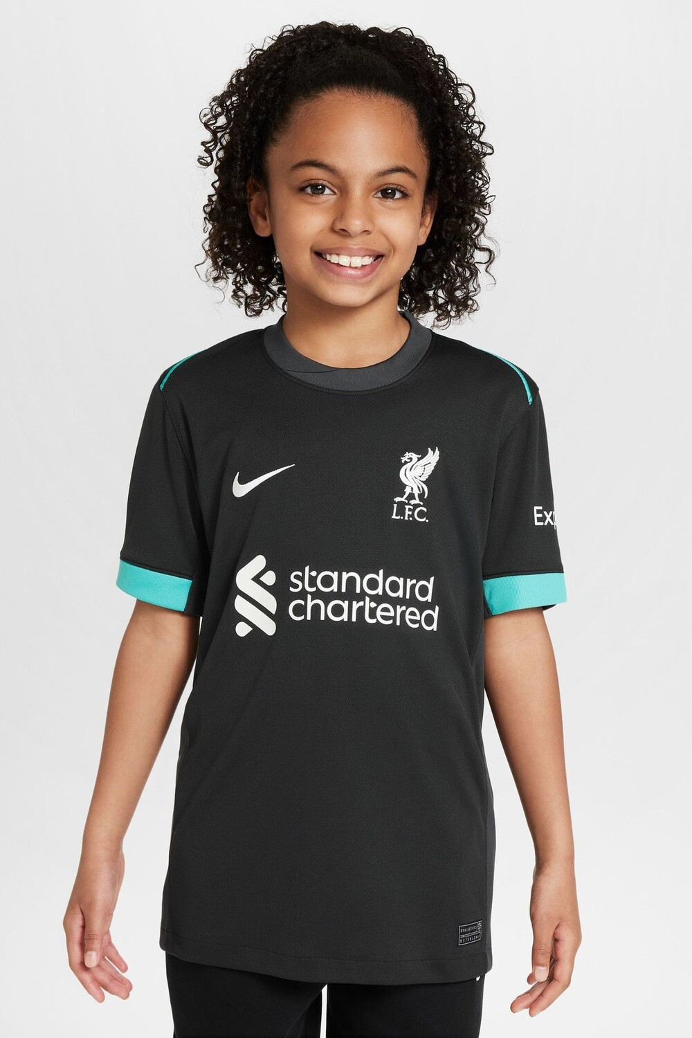

Футболка Jr Liverpool fc 24/25 для выездного стадиона Nike, черный
