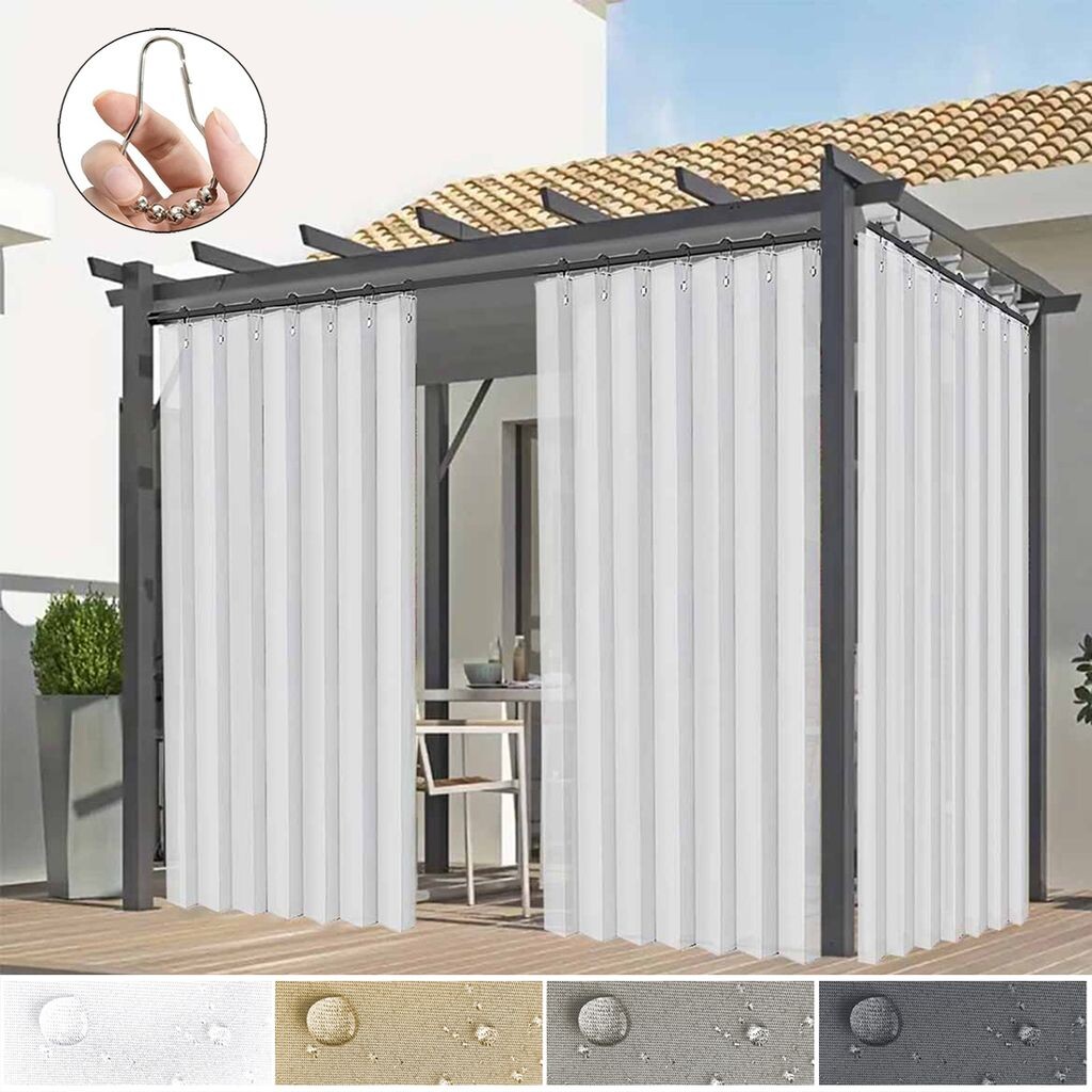 

Панельная штора Lysel Country House Harmony (Ш х В) 140см*48см бежевый/бежевый easy home, белый