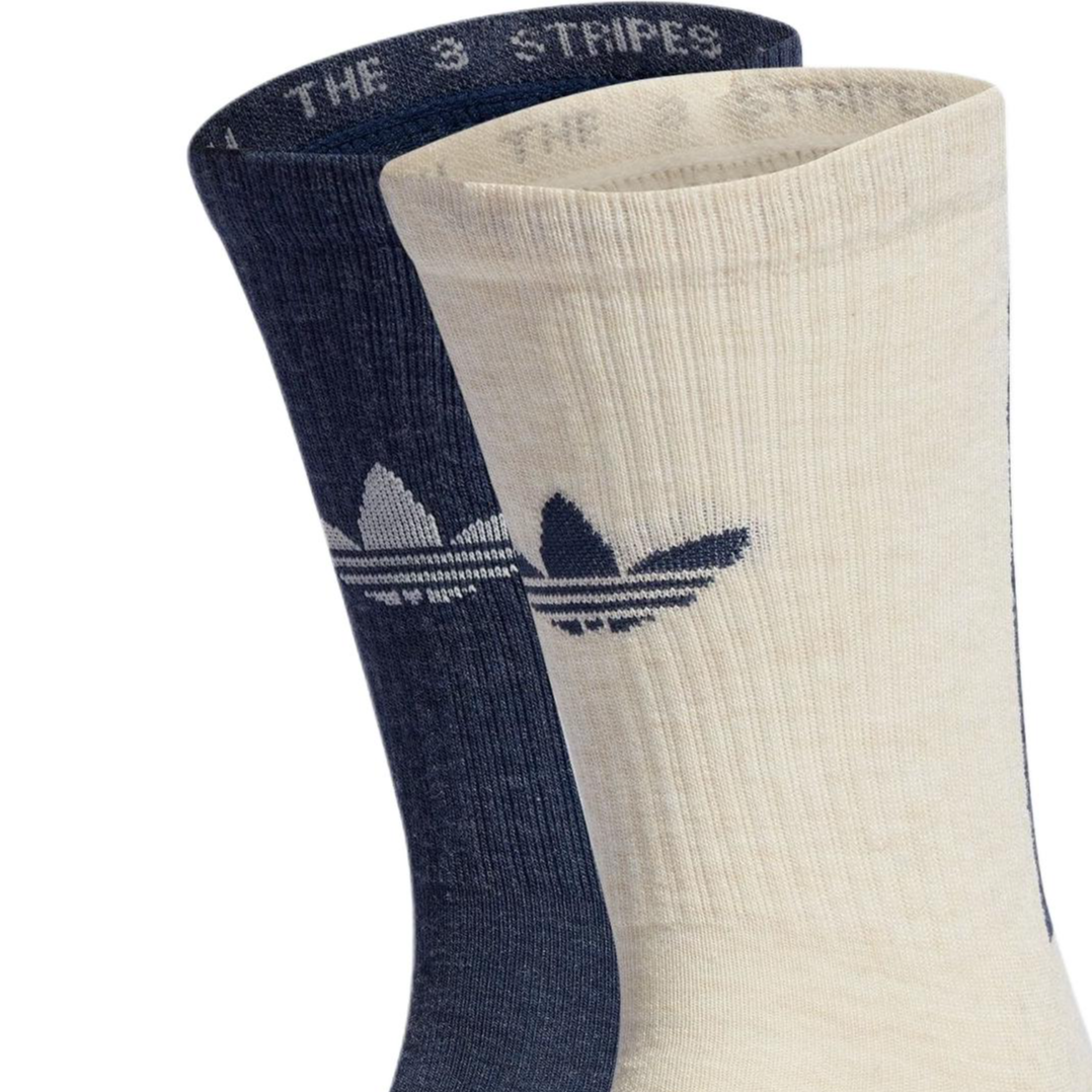 Носки Trevor Advanced Cruz 2 Double Team Crew Unisex, 2 пары Adidas Originals, черный белый — фото 2