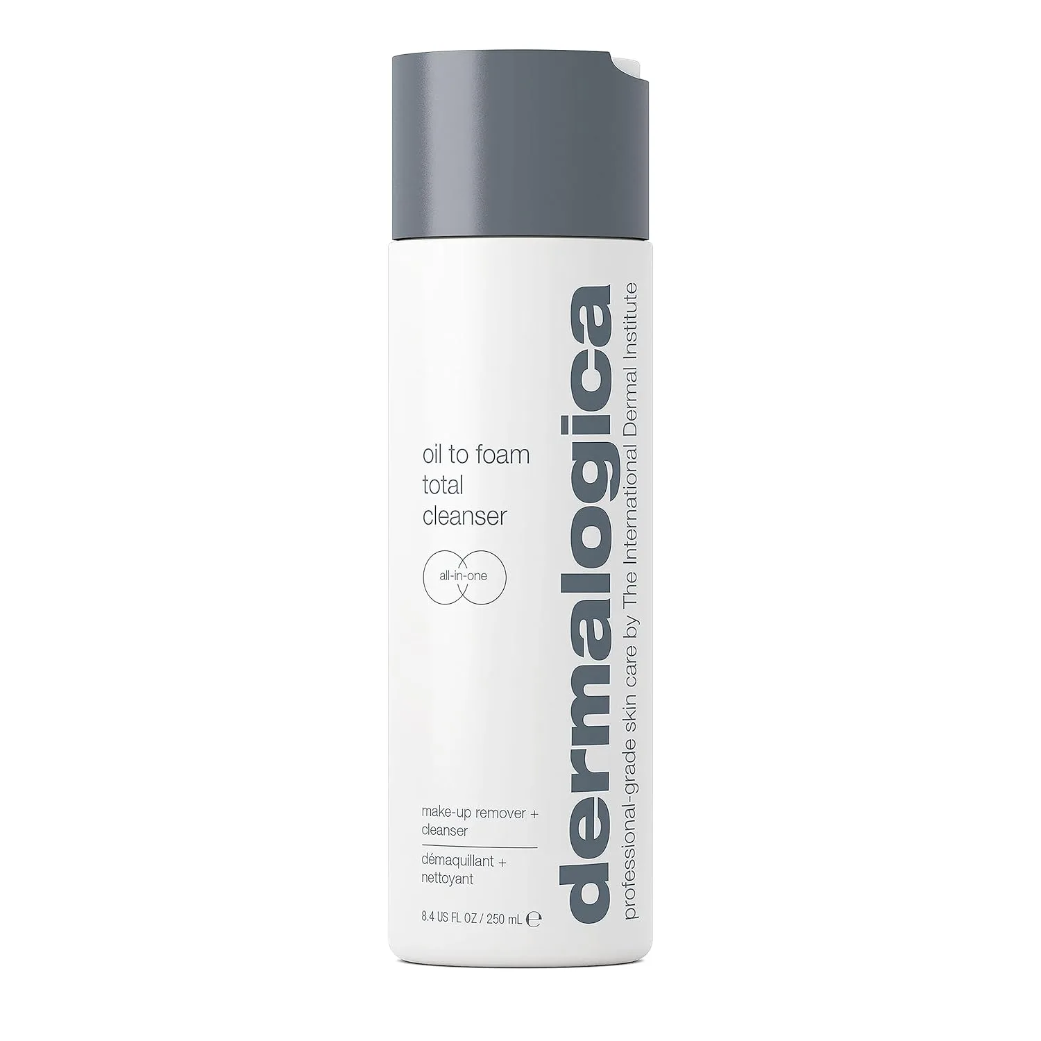 Очищающая пенка для лица Dermalogica Oil To Foam Total Cleanser - удаляет макияж, солнцезащитный крем и загрязнения, очищая кожу за один шаг для достижения идеально чистой и здоровой кожи, 240 мл.
