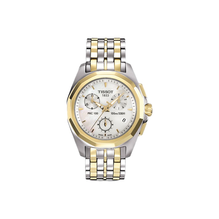 

TISSOT Часы Quartz Movement Women's Watch Watch 33mm White Dial Stainless Steel Case Stainless Steel Watchband, White Dial