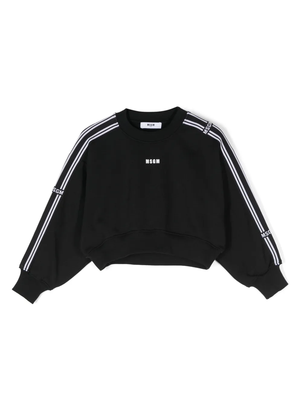 

Толстовка с логотипом MSGM Kids, черный