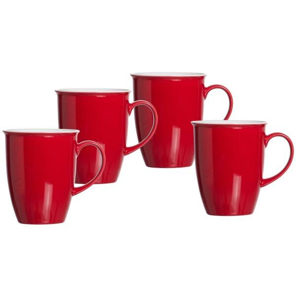 

Набор кофейных кружек doppio, 4 шт. Ritzenhoff, красный