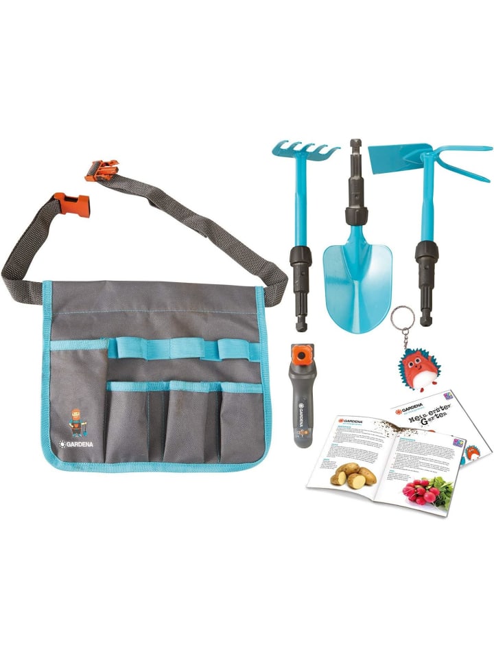 

Happy People 16866 GARDENA Поясная сумка Набор из 7 предметов, включающий лопату, грабли и мотыгу, разноцветный