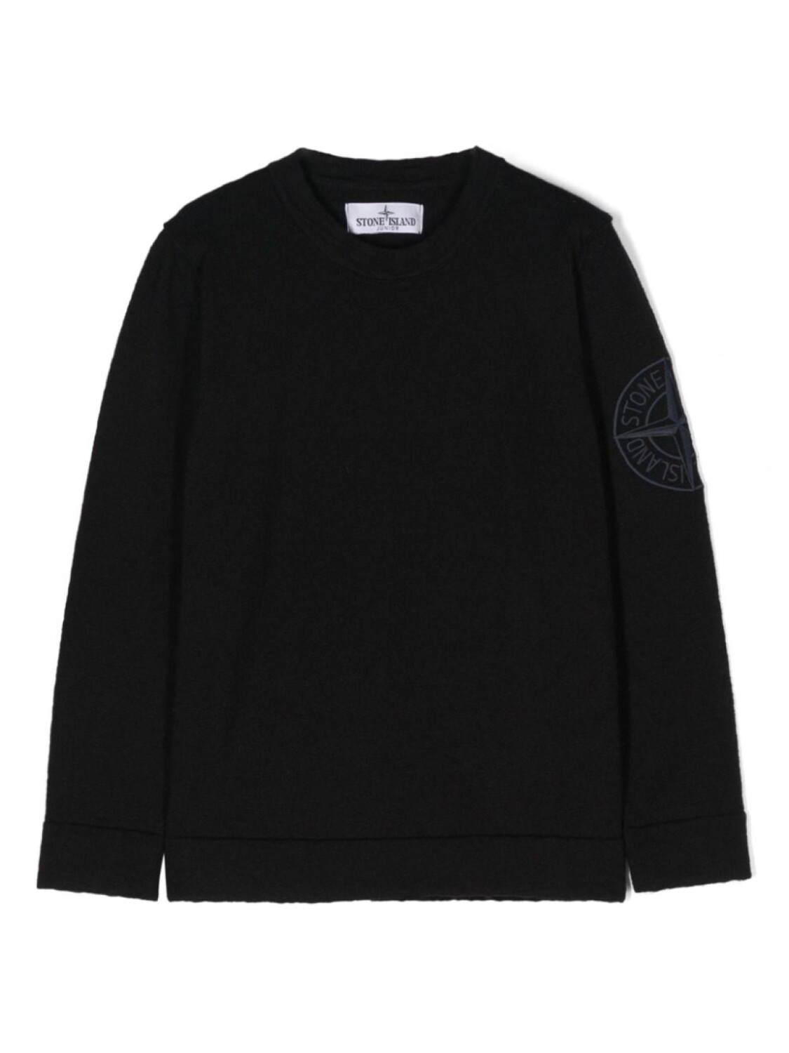 

Stone Island Junior джемпер с вышивкой Compass, черный