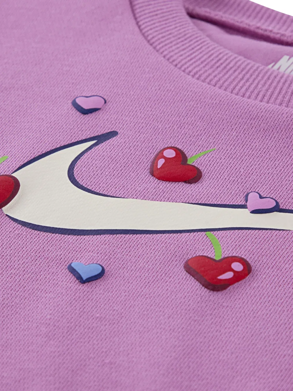 Комплект брюк с вишневыми сердечками (два комплекта) Nike Kids, фиолетовый — фото 3