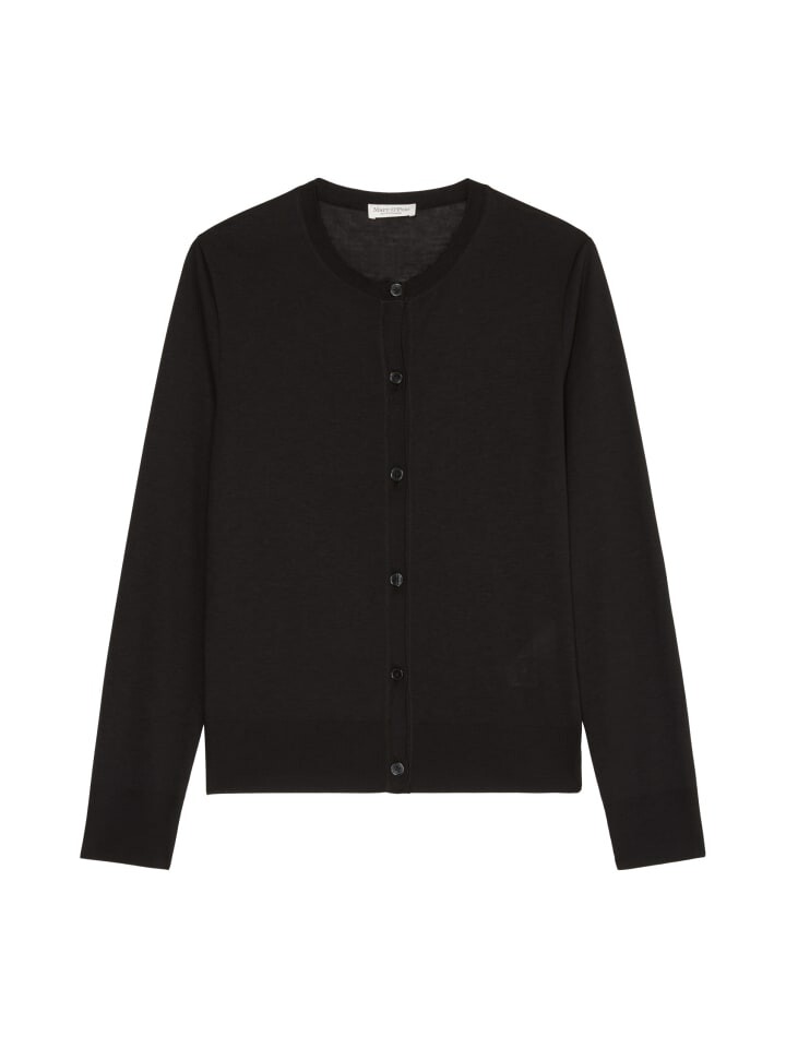 

Футболка Marc O'Polo Luxury Jersey Cardigan regular, черный