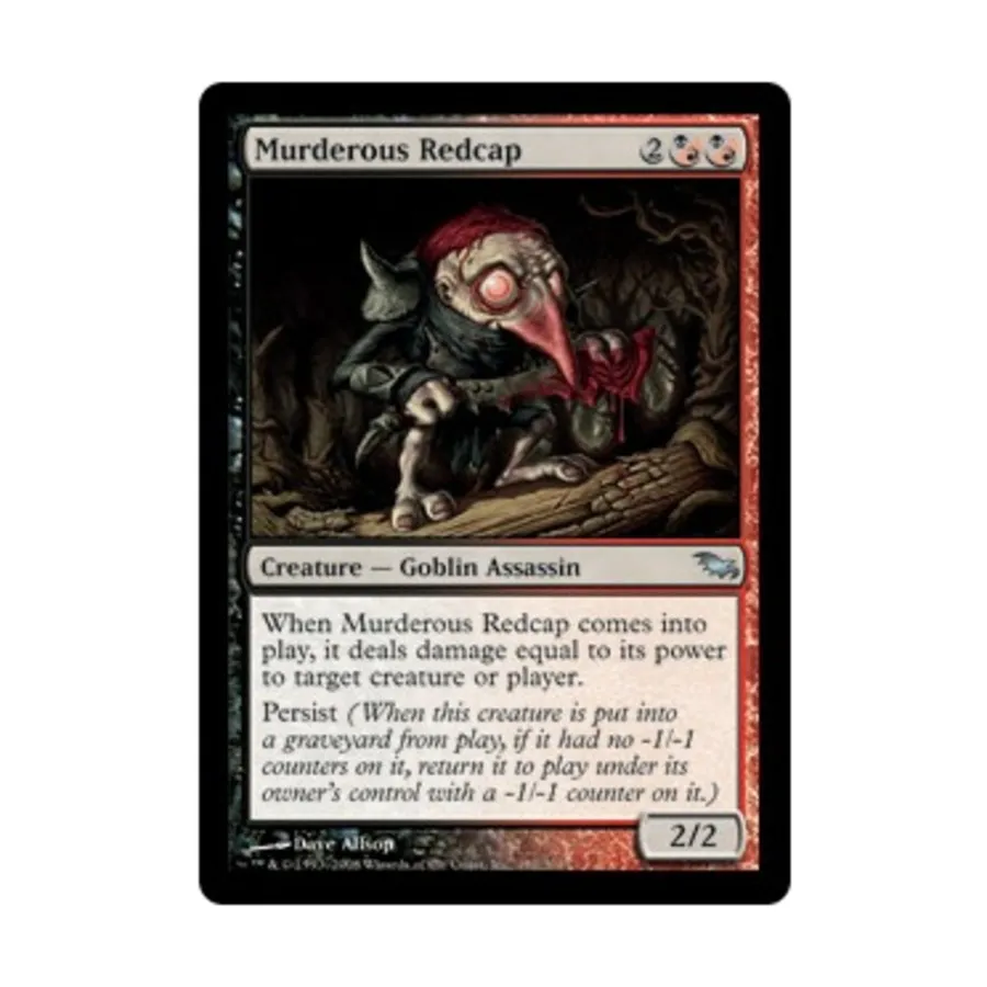 

CCG Убийственный Красный Шляпа (U), MTG - Shadowmoor