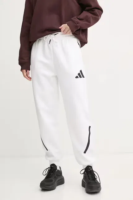 Спортивные штаны из трикотажа Z.N.E. Adidas, белый