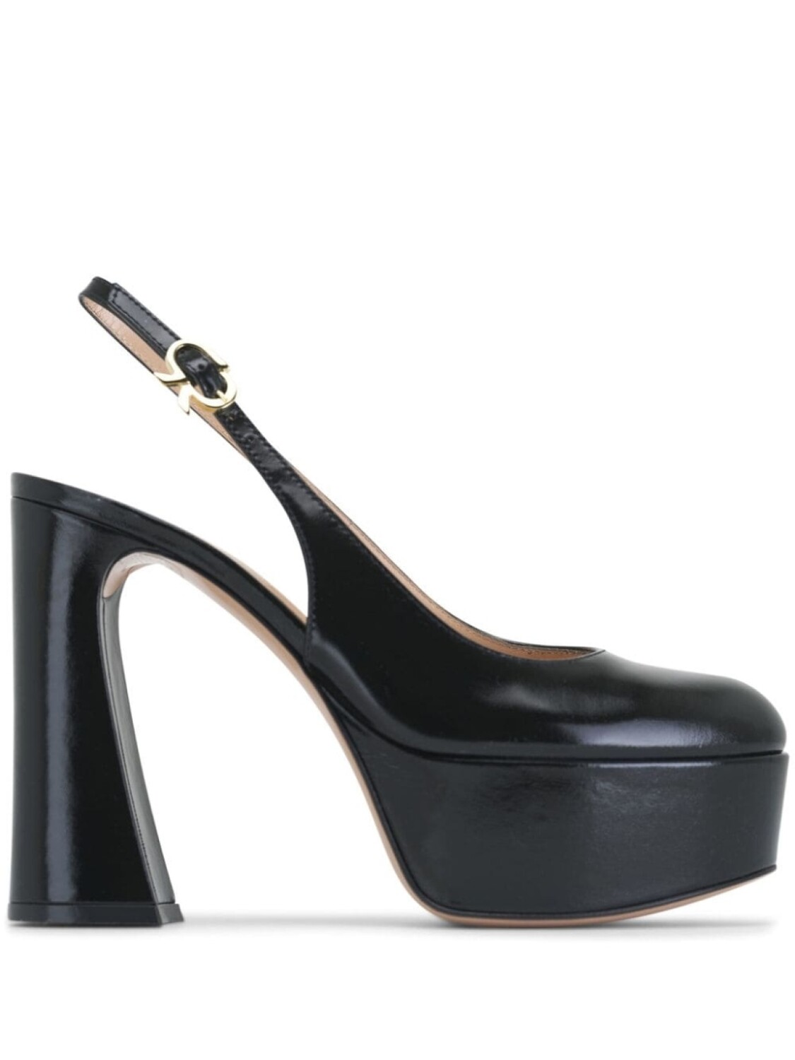 Gianvito Rossi сандалии из кожи Bessie 120 мм, черный