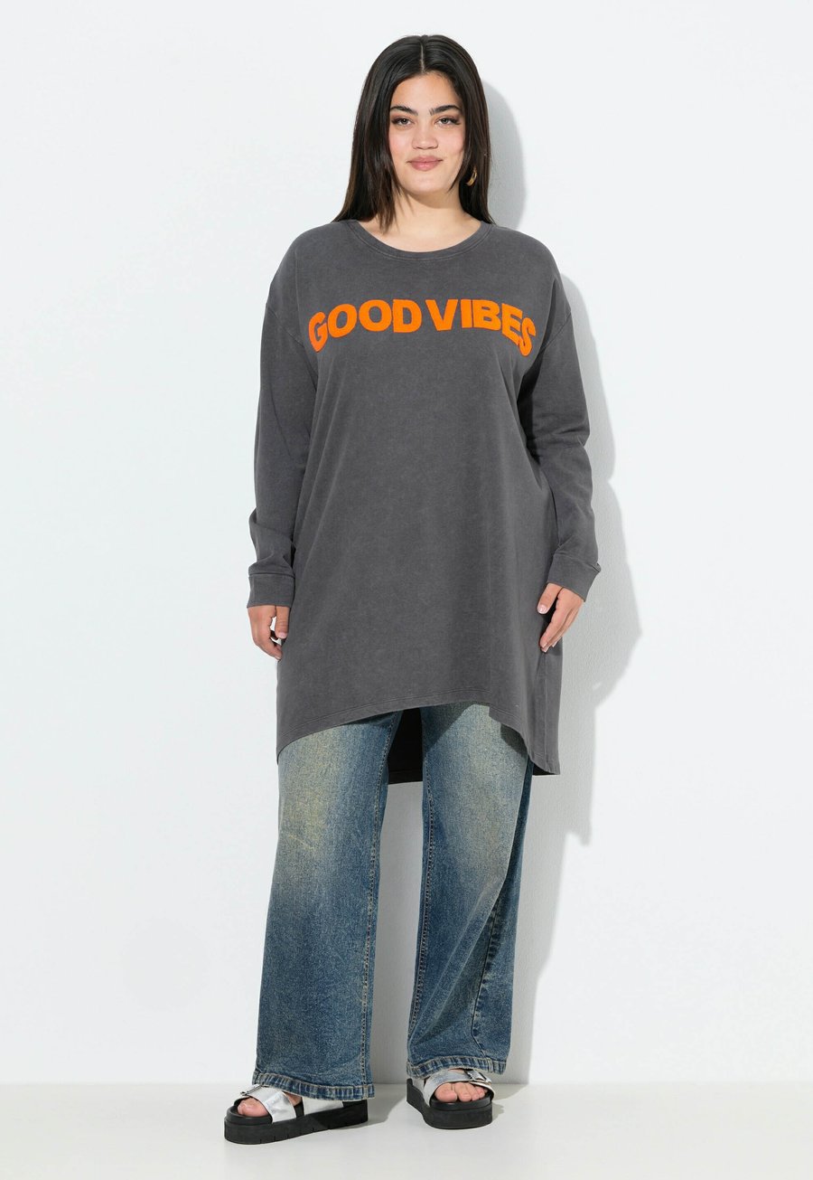 

Толстовка Angel of Style LOOSE FIT SCHRIFTZUG ACID WASH, Anthracite