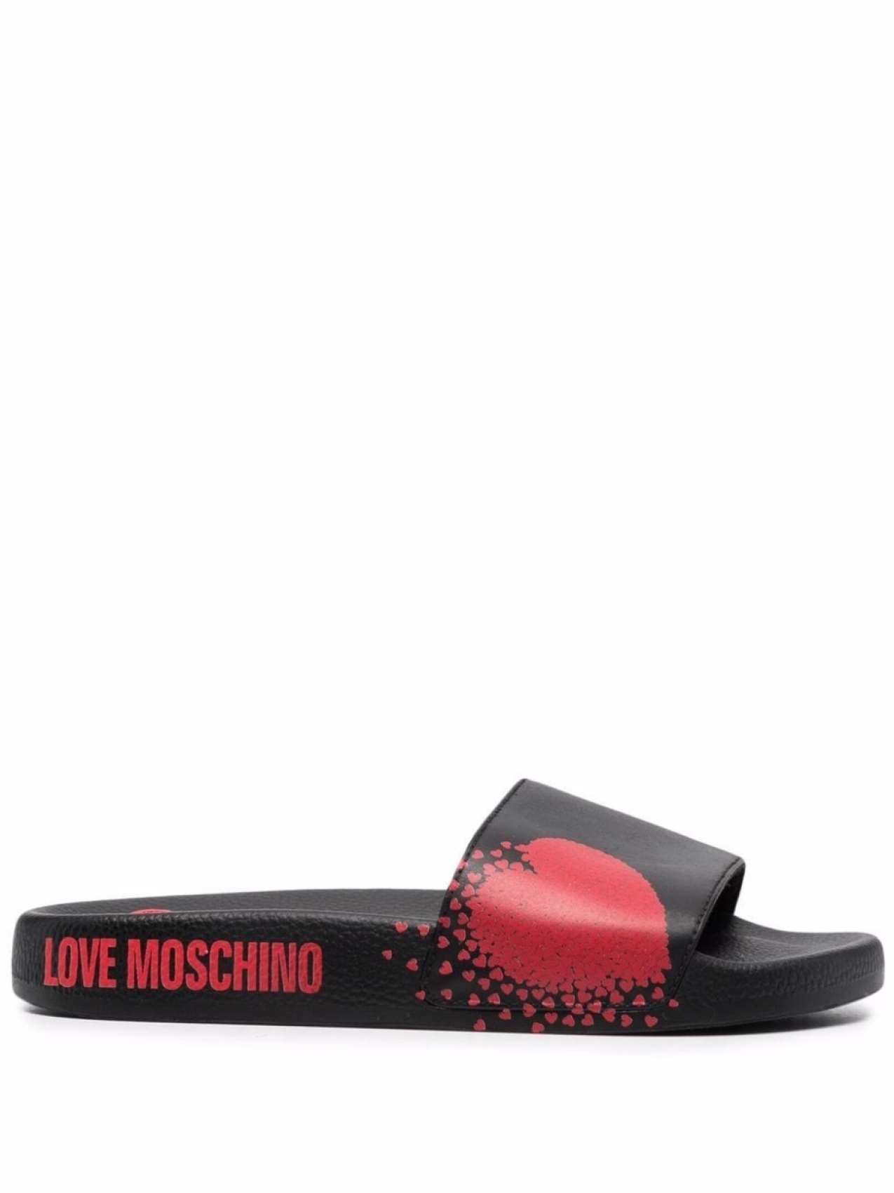 

Love Moschino шлепанцы с логотипом, черный