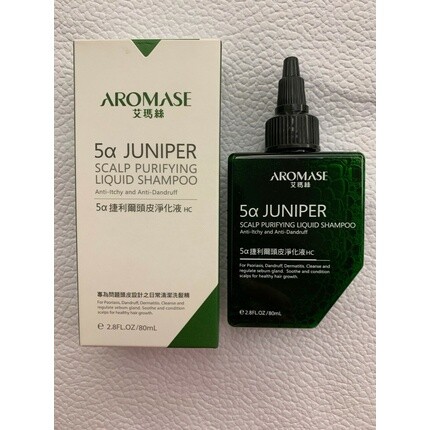 Aromase 5a МОЖЖЕВЕЛЬНИК Очищающий жидкий шампунь для кожи головы — фото 3
