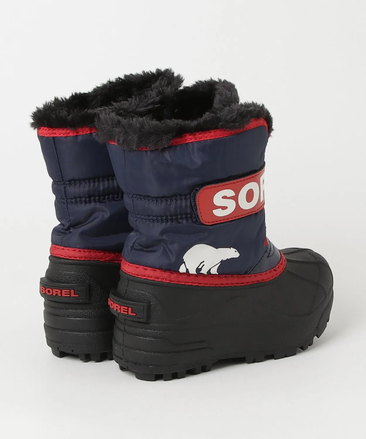 Детские ботинки Snow Commander бренда Sorel на молнии, цвет тёмно-синий — фото 2
