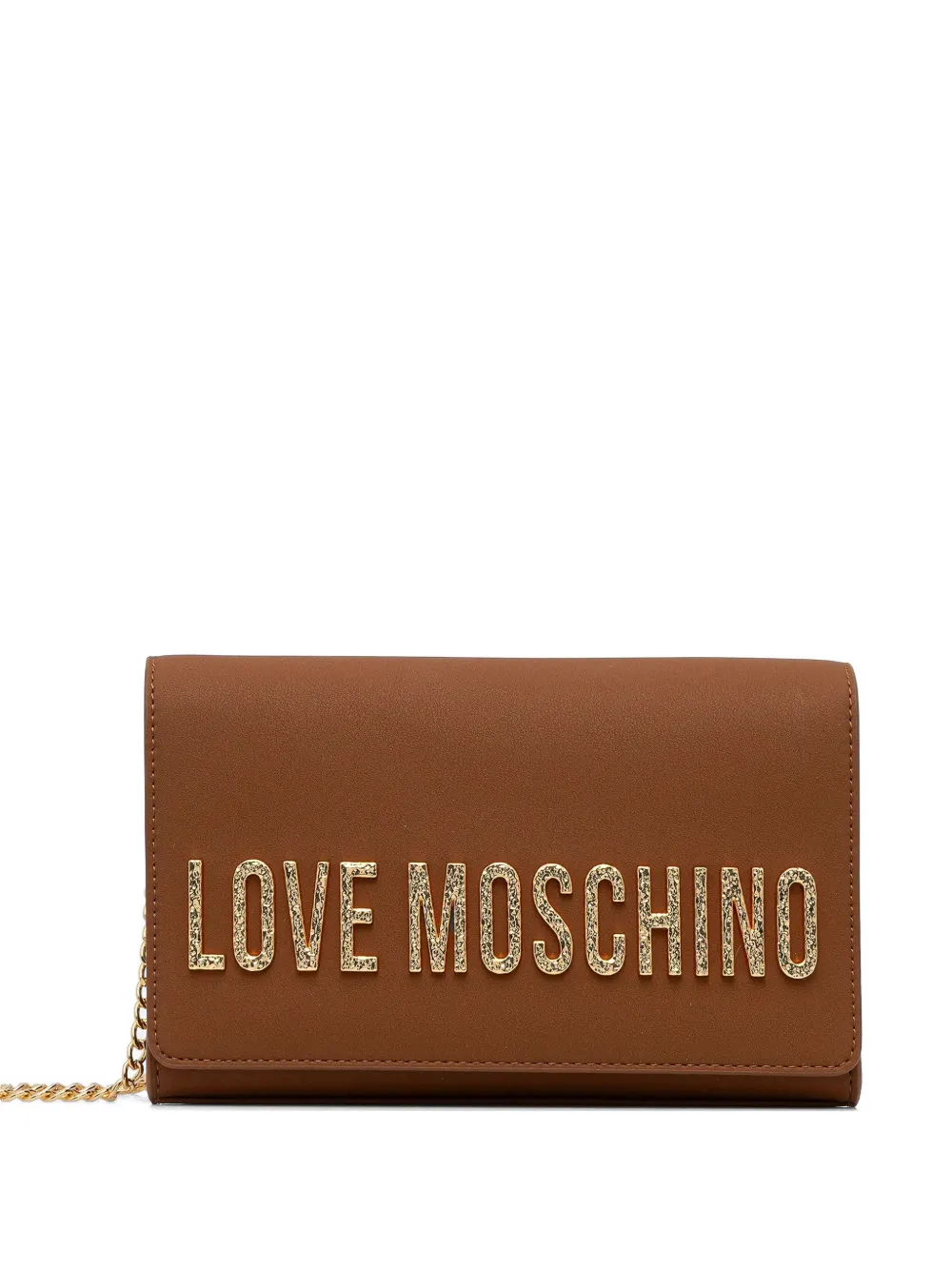 

Сумка на плечо с логотипом Love Moschino, коричневый
