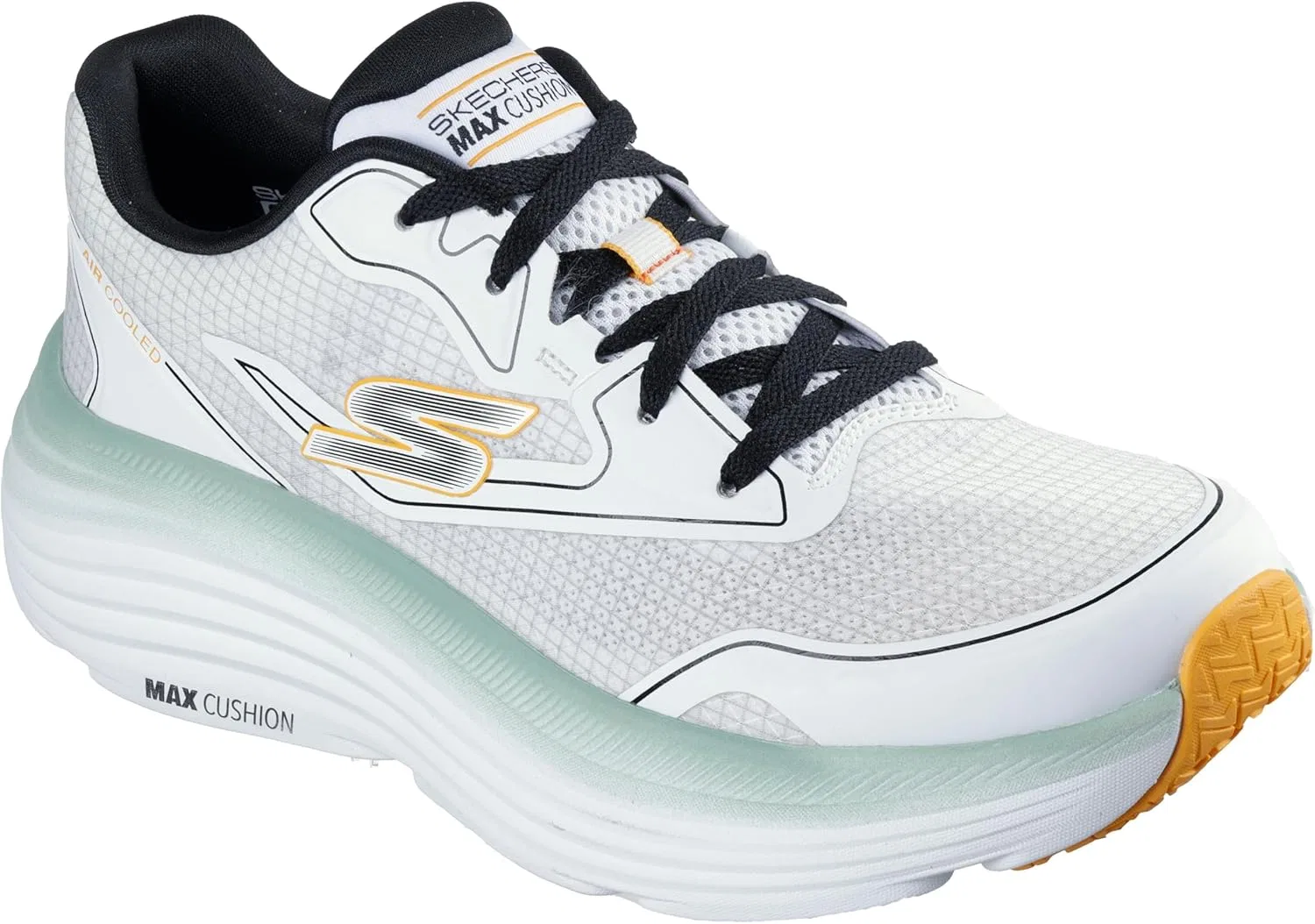 Мужские кроссовки Skechers Max Cushioning Endeavour-Space Angle, White Multi-Coloured — фото 4