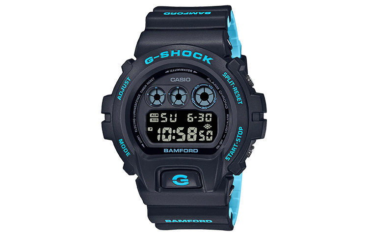 

Мужские часы G-SQUAD Series Black DW-6900BWD-1DR CASIO, черный Dial