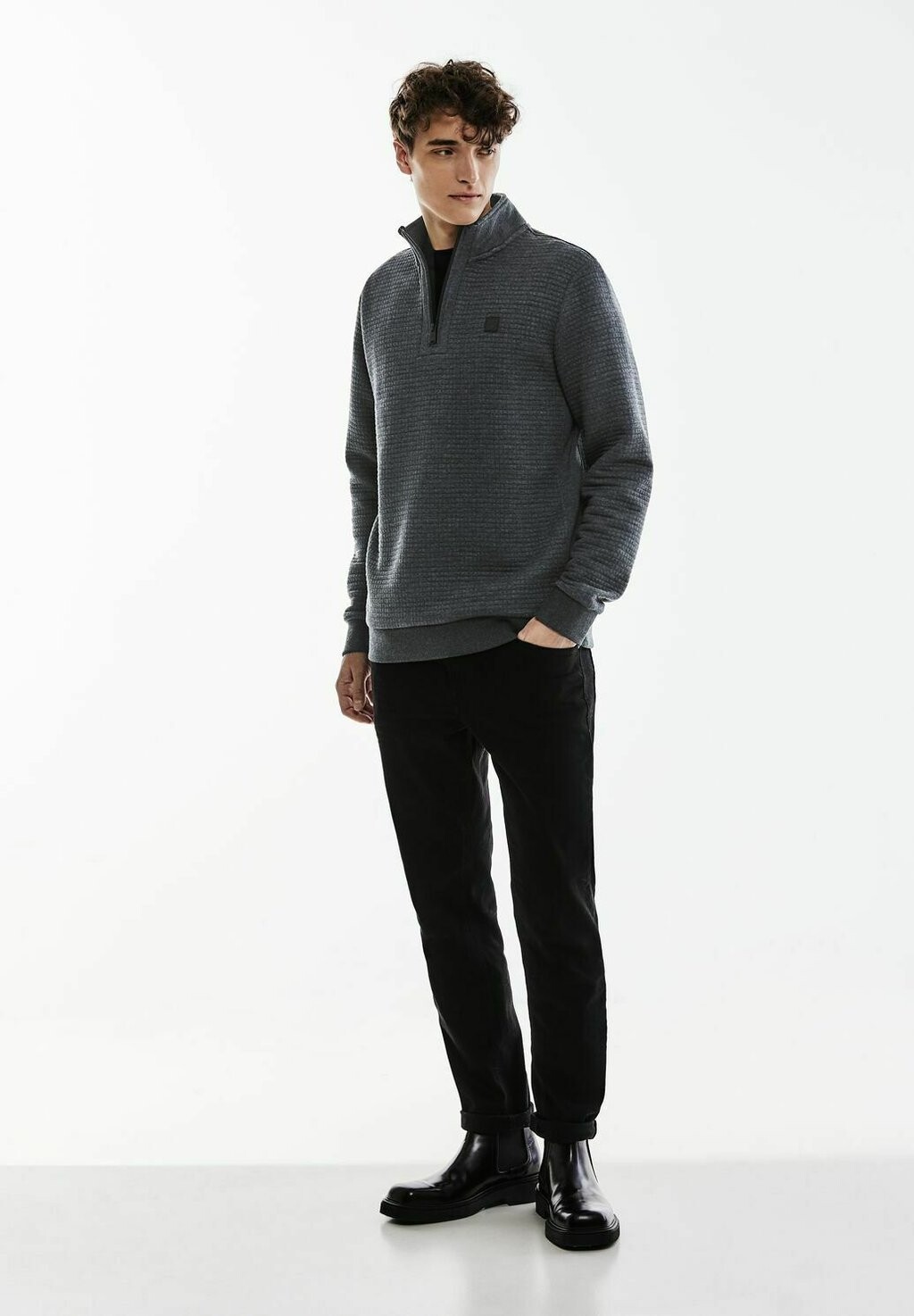 

Толстовка TROYER MIT STRUKTUR Street One MEN, цвет grau