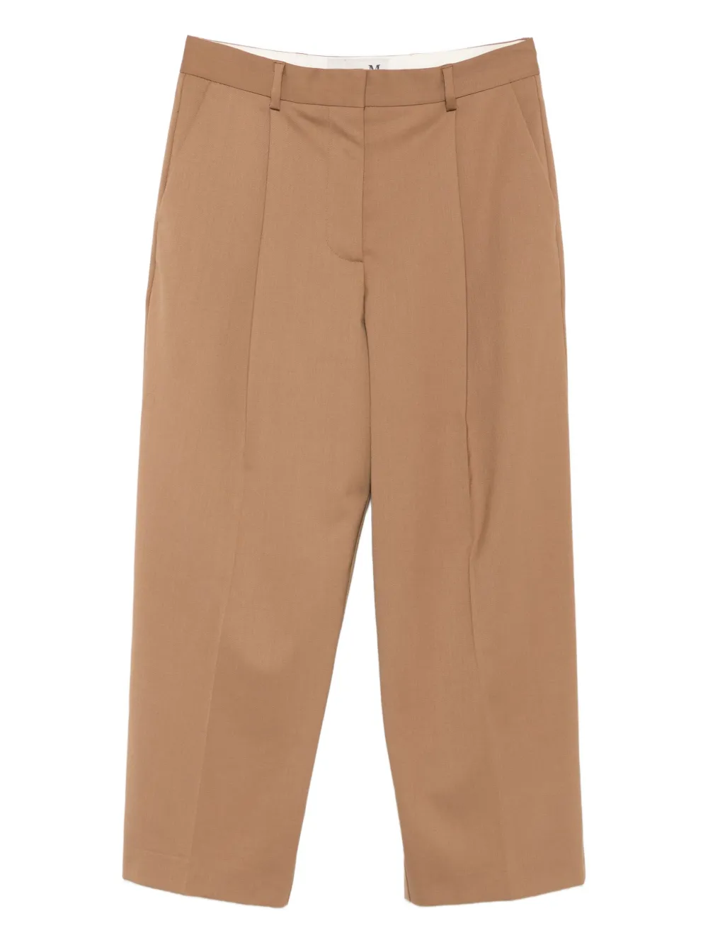 

Укороченные брюки с защипами спереди THE M, коричневый