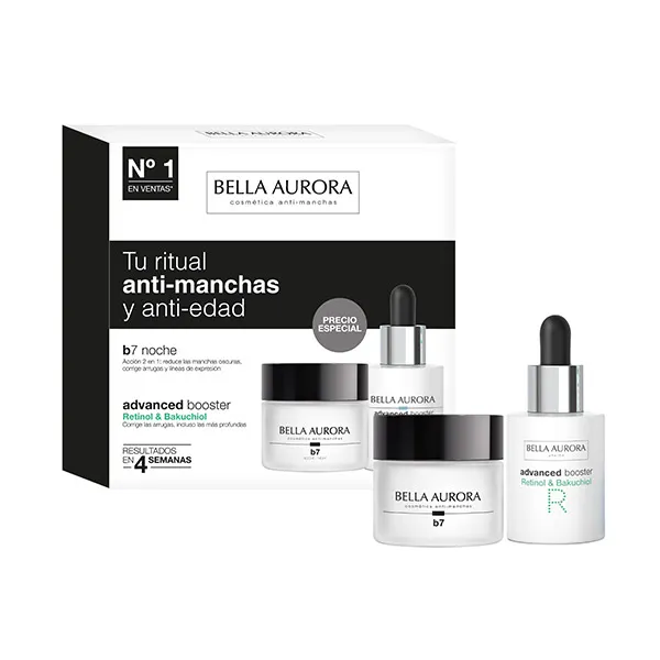 

B7 ночь+Ретинол и Бакучиол Tu Ritual Anti-Manchas Y Anti-Edad Bella Aurora