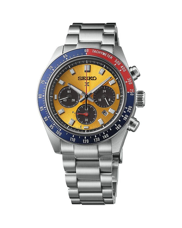 

Часы мужские Prospex Speedtimer 5, 41 мм Seiko Watch, серебряный