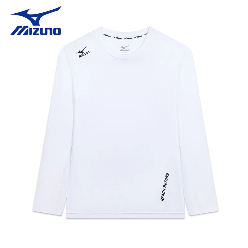 Футболка для детей с круглым вырезом Mizuno, черный — фото 4