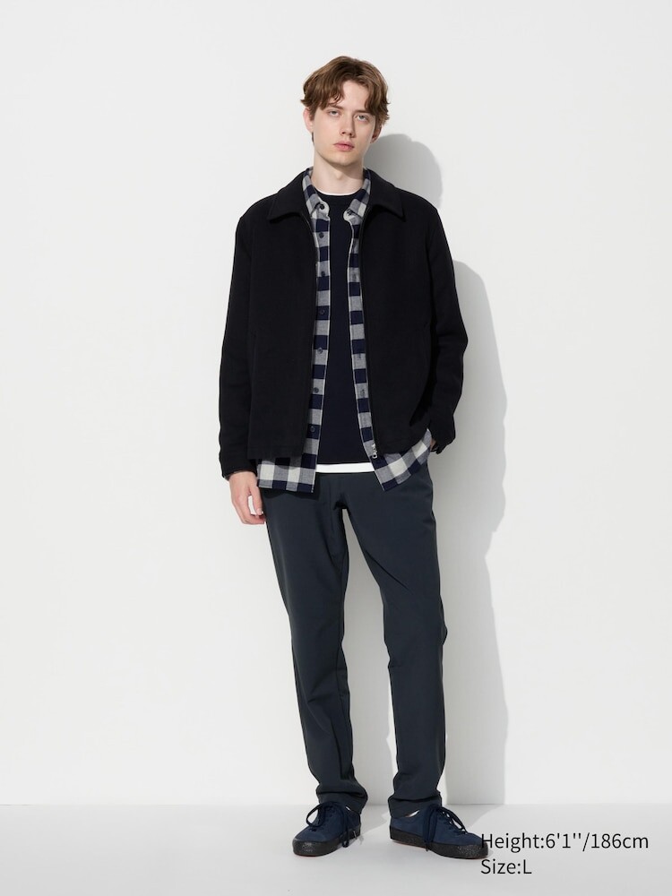 

Легкие брюки heattech эластичныетUniqlo, цвет 69 синий